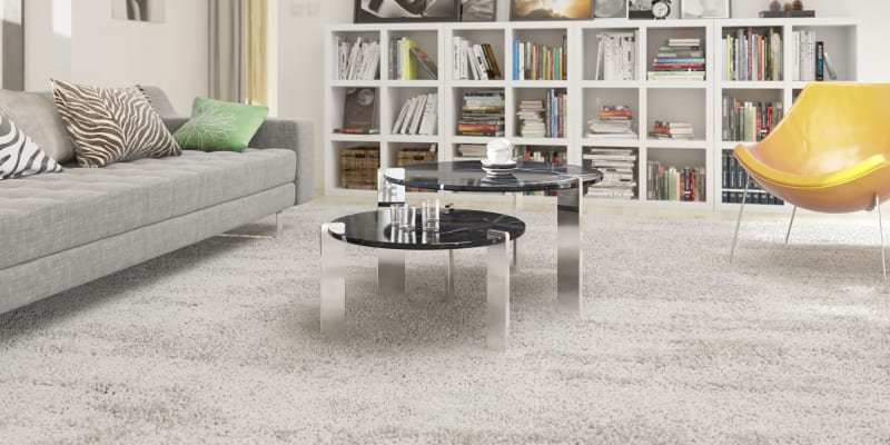 Soft carpet in a trendy home