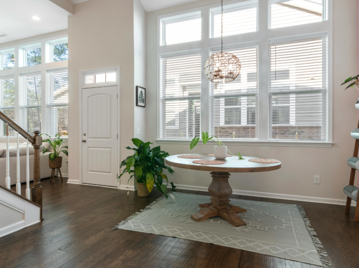 Hardwood flooring in a bright open Phoenix AZ home