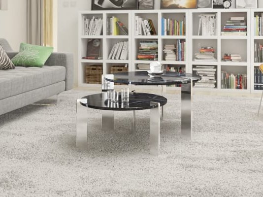 Soft carpet in a trendy home
